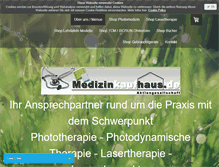 Tablet Screenshot of medizinkaufhaus.de